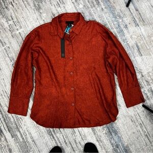 House of Harlow 1960 Casual Button up Top Size Large BNWT